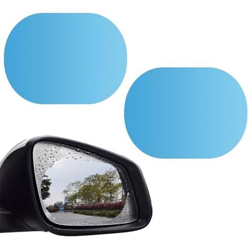 Película À Prova D'água Para Espelho Retrovisor De Carro , 2 Peças , Adesivo Protetor Nano-Revestido Transparente De Alt