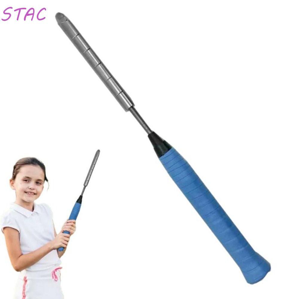 Treinador De Balanço De Badminton STAC , Bastão De Treinamento Removível De Aço Inoxidável , Peso