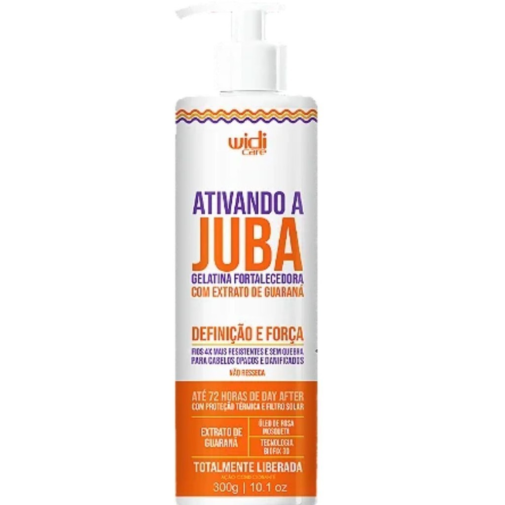 Ativando a Juba Gelatina Fortalecedora 300g – Definição e Hidratação para Cachos