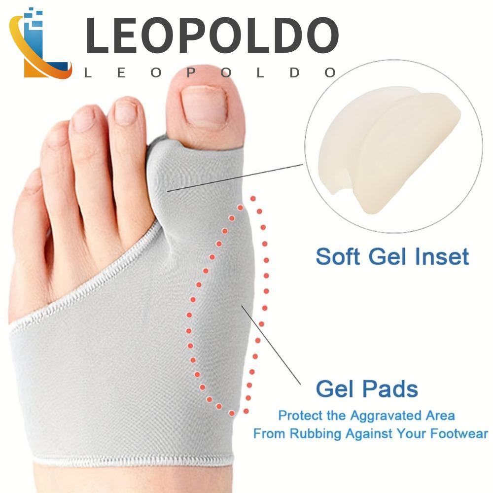 LEOPOLDO 1 Par De Correção De Valgo , Ferramenta Ortopédica Para Cuidados Com Os Pés , Separador De Dedos Dos Meia De Pe
