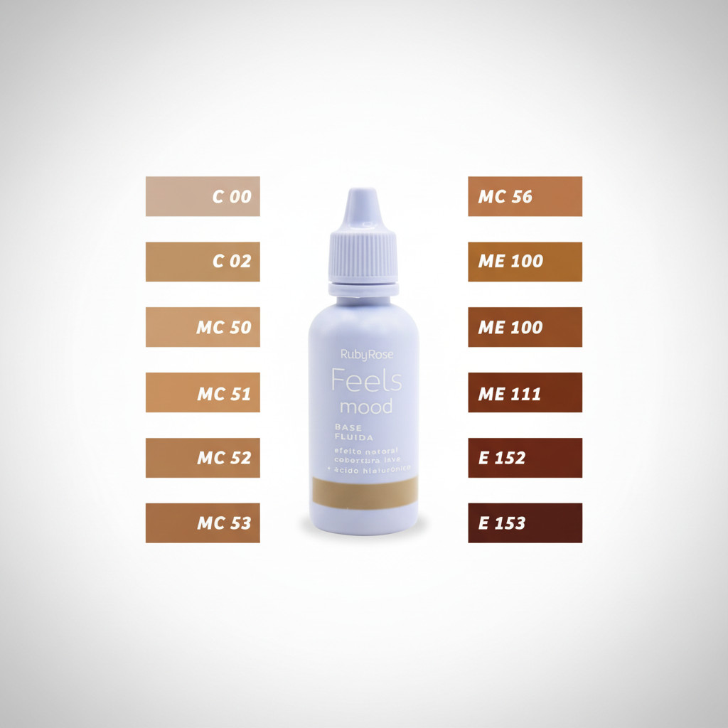Base Liquida Fluida Feels Mood - Ruby Rose 25g