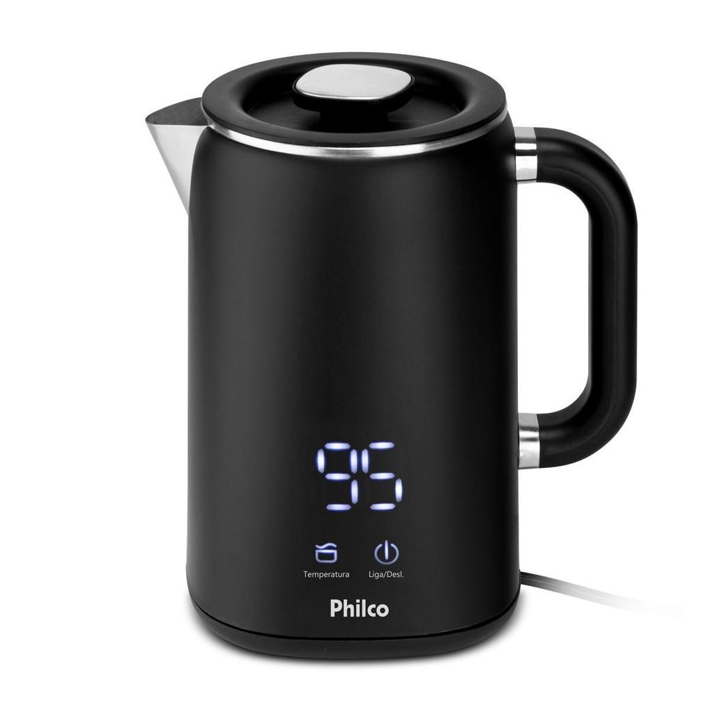 Chaleira Elétrica Philco 1,8L Painel Digital PCH18B