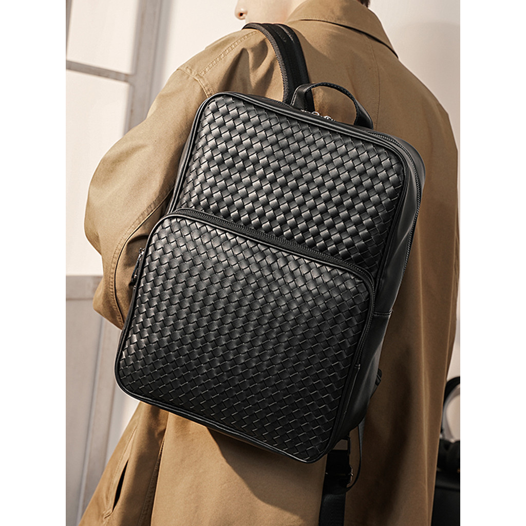2026 novo estilo tecido mochila masculina Street Wear Casual mochila tecido versão coreana simples mochila de viagem ao