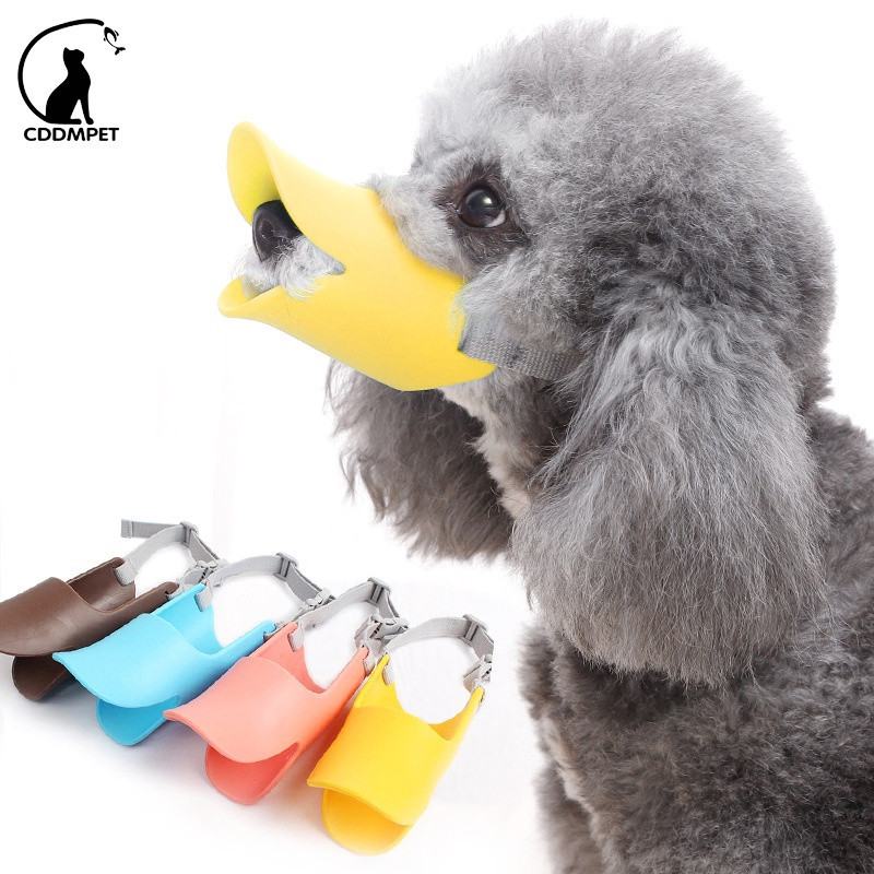 Focinheira de Silicone para Cães Estilo Bico de Pato Anti-Mordida Anti-Latido P5EQ