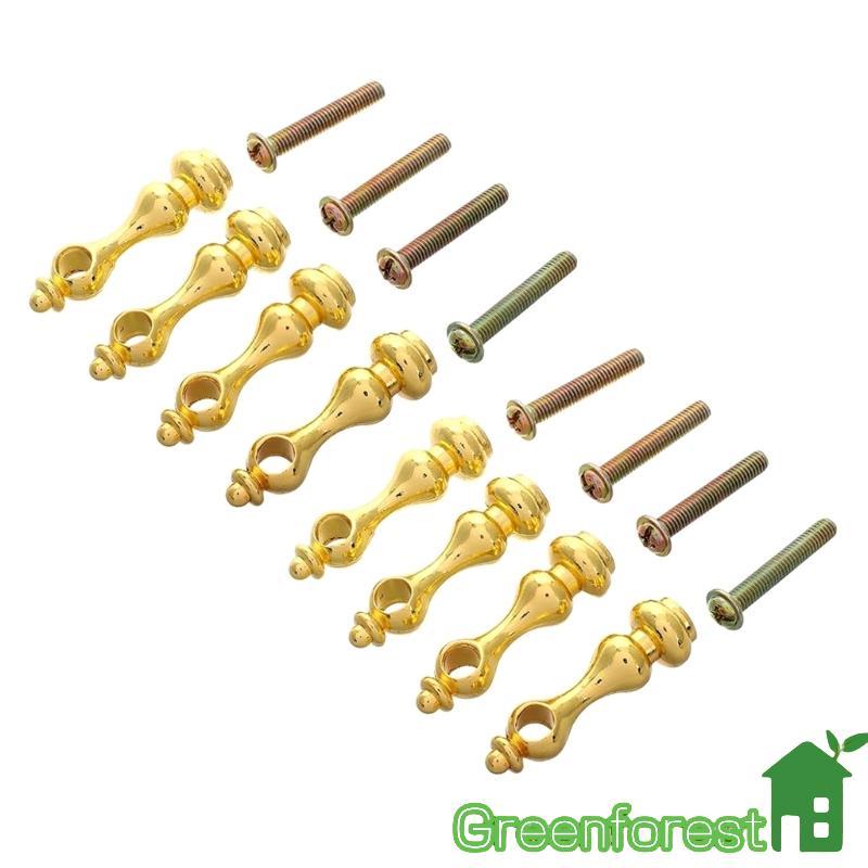 greenfor 8 Peças Eixos Metal Resistentes, Conectores Móveis E Parafusos Corrimão Vidro, Acessó