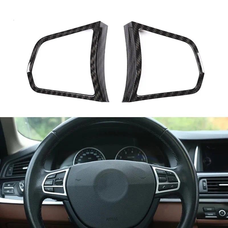 Quadro Do Botão Volante Carro Apto Para BMW Série 5 7 F10 520 525 2011-2017 2 Pçs/Set ABS Acessórios Interiores Automóve