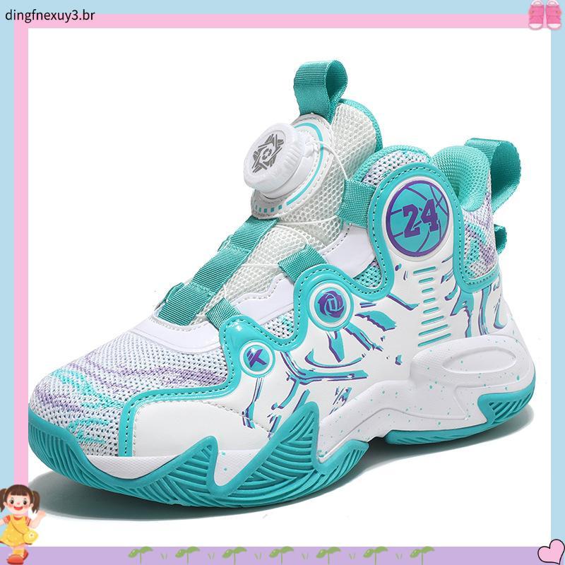 kit tênis infantil masculino tênis infantil masculino CUHK Kids Basketball Shoes Boys Shoes Summer 2024 Nova malha res