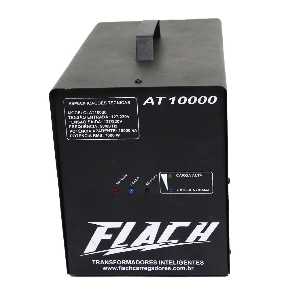 Auto Transformador Inteligente 110/220V AT10000 - Flach
