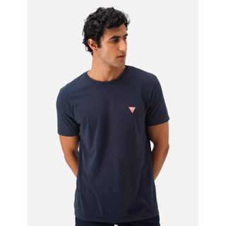 Camiseta Guess Masculina Original Small Triangle Azul Marinho em Oferta na Shopee
