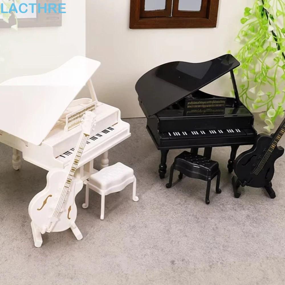 Móveis De Piano De Cauda LACTHRE , Modelo De Simulação De Casa De Bonecas Tamanho Em Miniatura , Escala 1/12