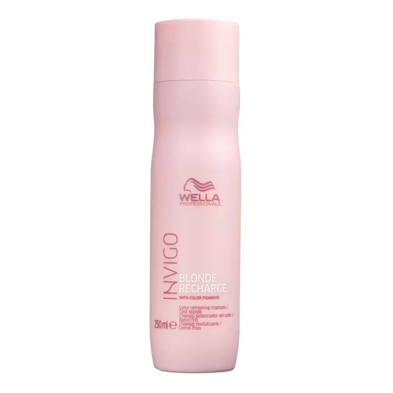 Wella Invigo Blonde Recharge - Shampoo Desamarelador 250ml