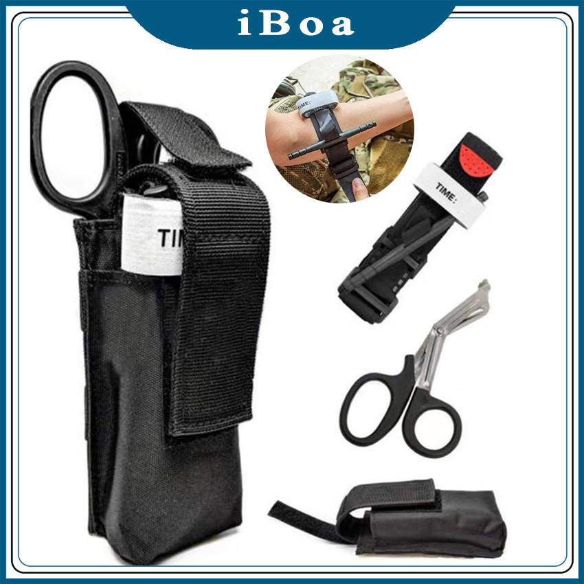 Kit De Tesoura De Torniquete De Compressão Giratória CAT Ao Ar Livre Conjunto De Torniquete De Tesoura EMT Tático