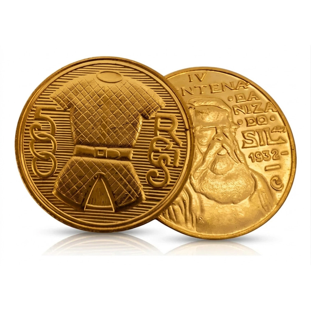 Moeda 500 Réis Coletinho 1932  Colecionável