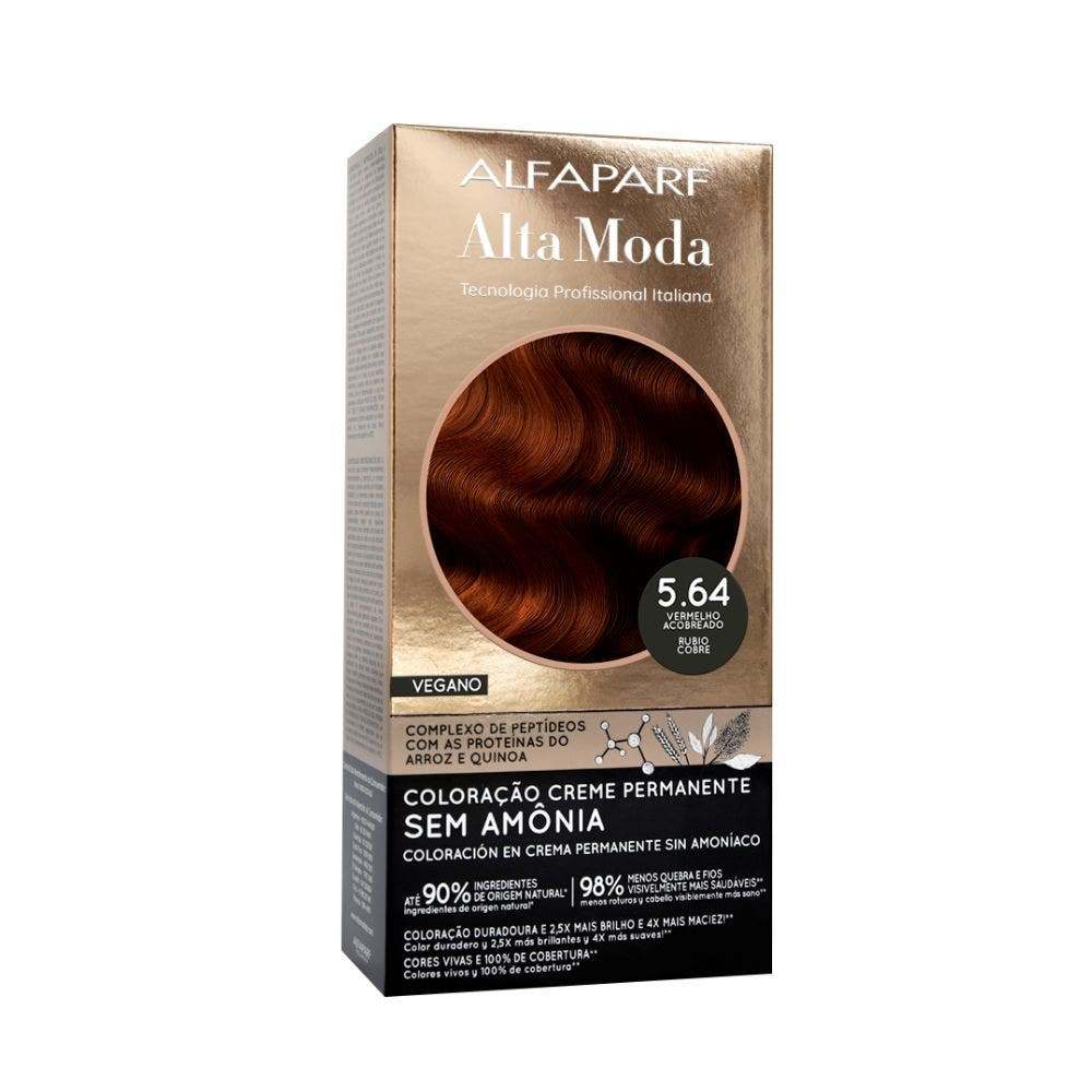 Tintura Alta Moda Color Sem Amônia 5.64 Vermelho Acobreado