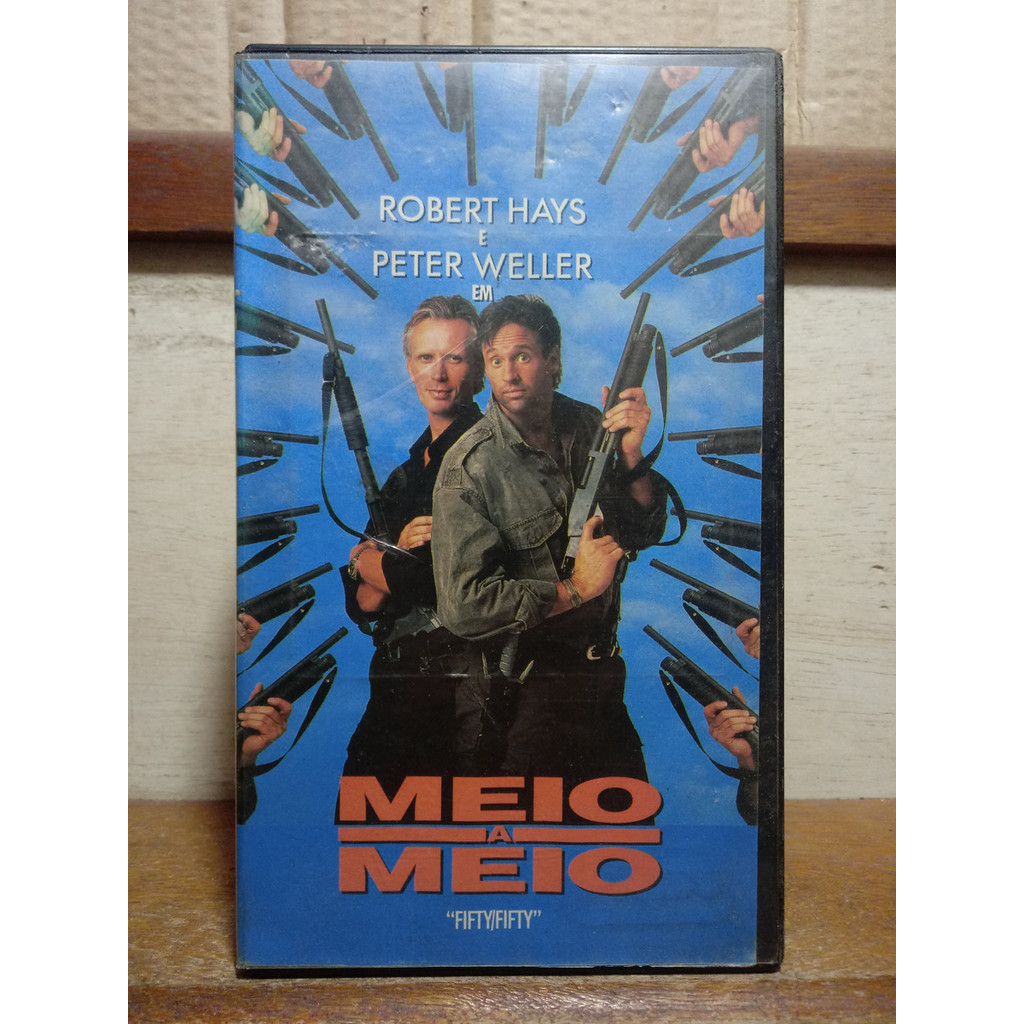 Vhs Meio A Meio - Peter Weller - Robert Hays