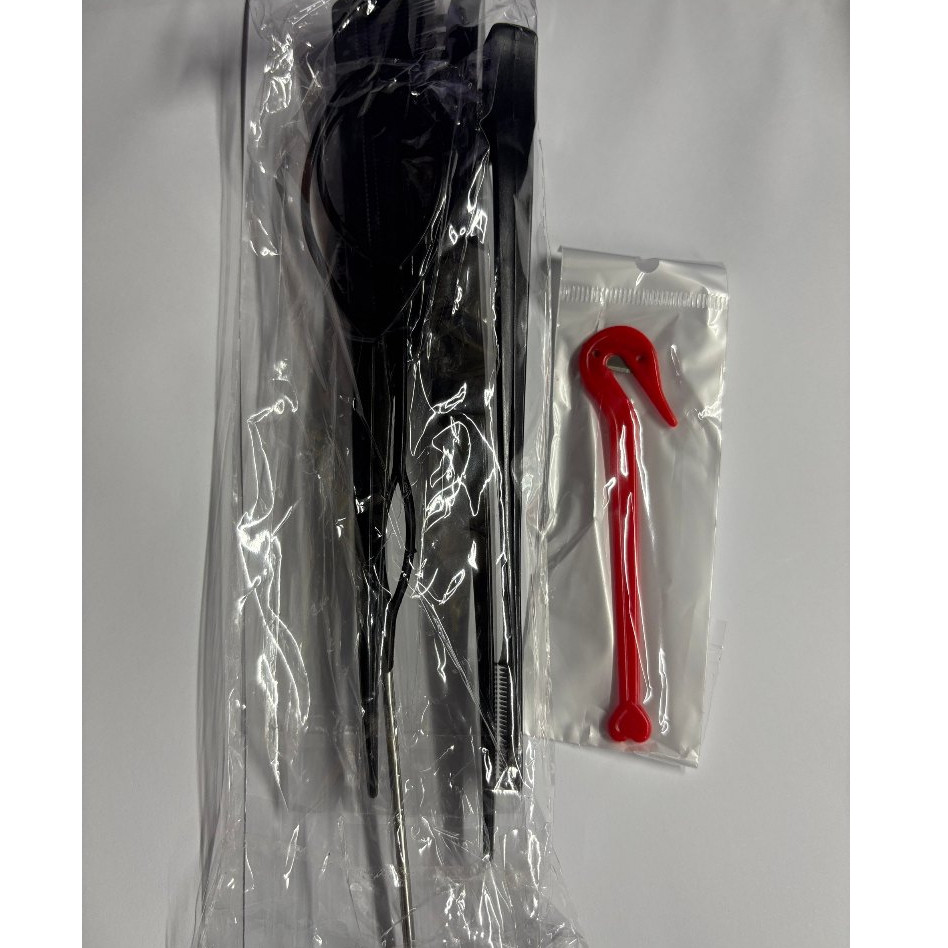 6pcs Conjunto Ferramentas Trança Francesa Loop Elástico Para Remoção Faixas Cabelo Styling Do Cortador Pente — imagem 2 de 2