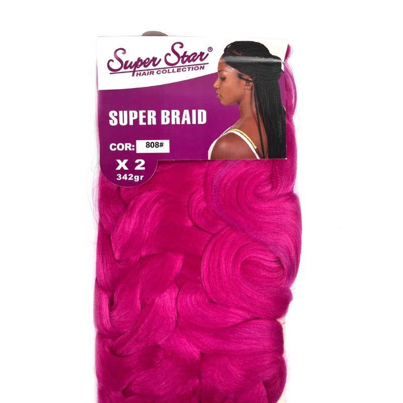 Cabelo Super Jumbo Jumbão Box Braids Super Star 399gr/342gr/1pct em Oferta na Shopee