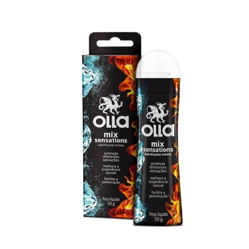 Gel Lubrificante Íntimo Olla Mix Sensations 50g