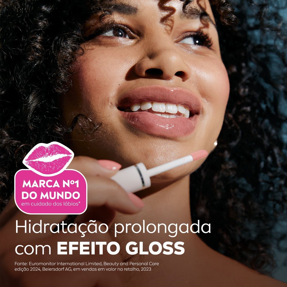 Detalhes do Lip Oil Labial Rosé Nivea 5,5ml