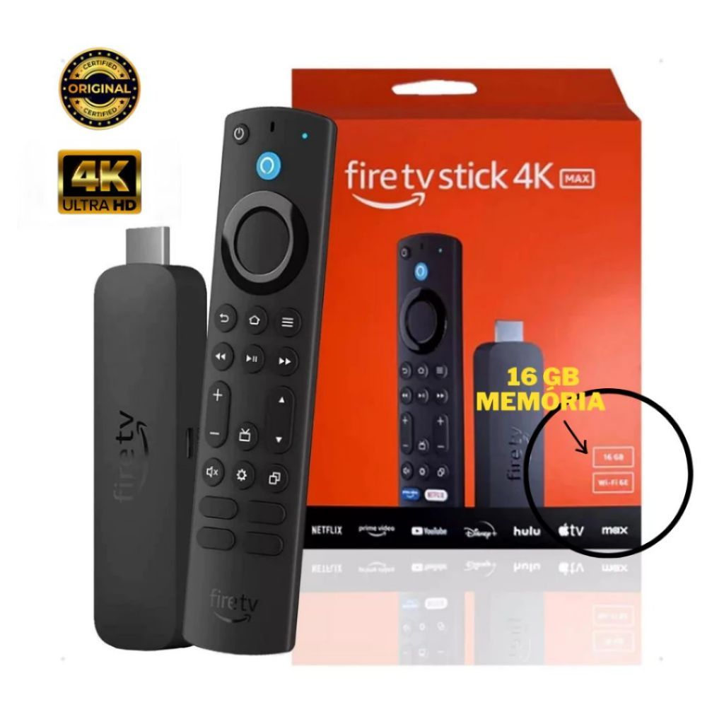 Fire Tv Stick 4k Max 16gb em Oferta | Shopee 2026