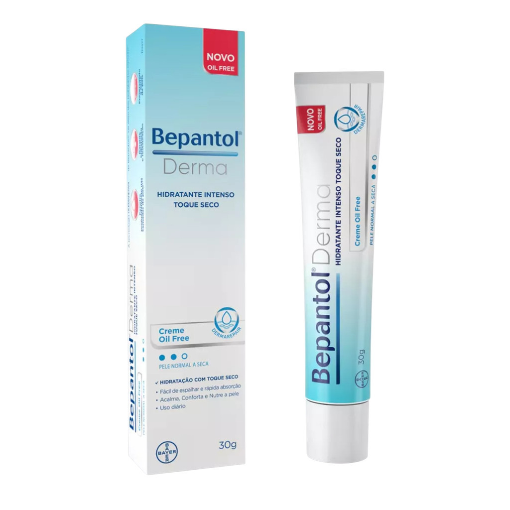 Bepantol Derma Toque Seco Creme Hidratante Intenso 30g em Oferta na Shopee