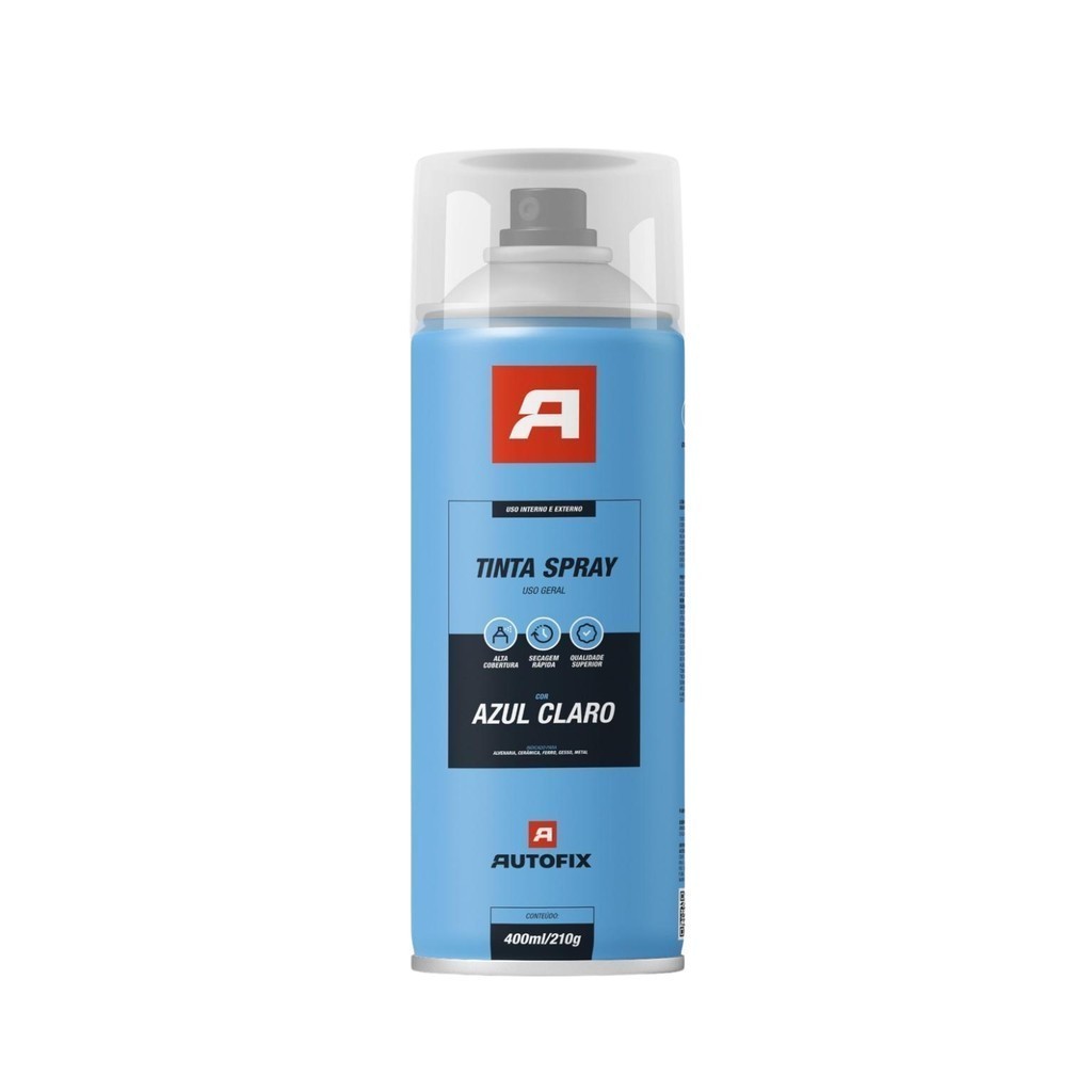 6 Tinta Spray Azul Claro Plástico  400ml – incrivel incrivelmente qualificado