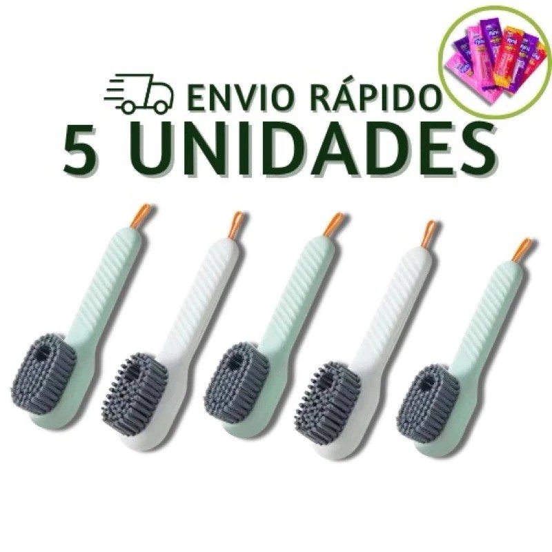 Escovas de Limpeza Multiuso com Dispenser Tênis, Sapatos e Roupas em Oferta na Shopee