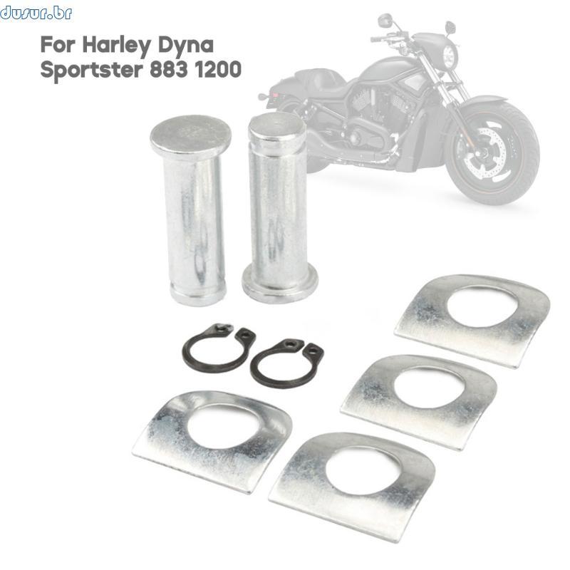 dusur9 Acessórios Para Motocicleta Almofadas Apoio Os Pés Conjunto Parafusos Pedal Kit Montagem Parafuso