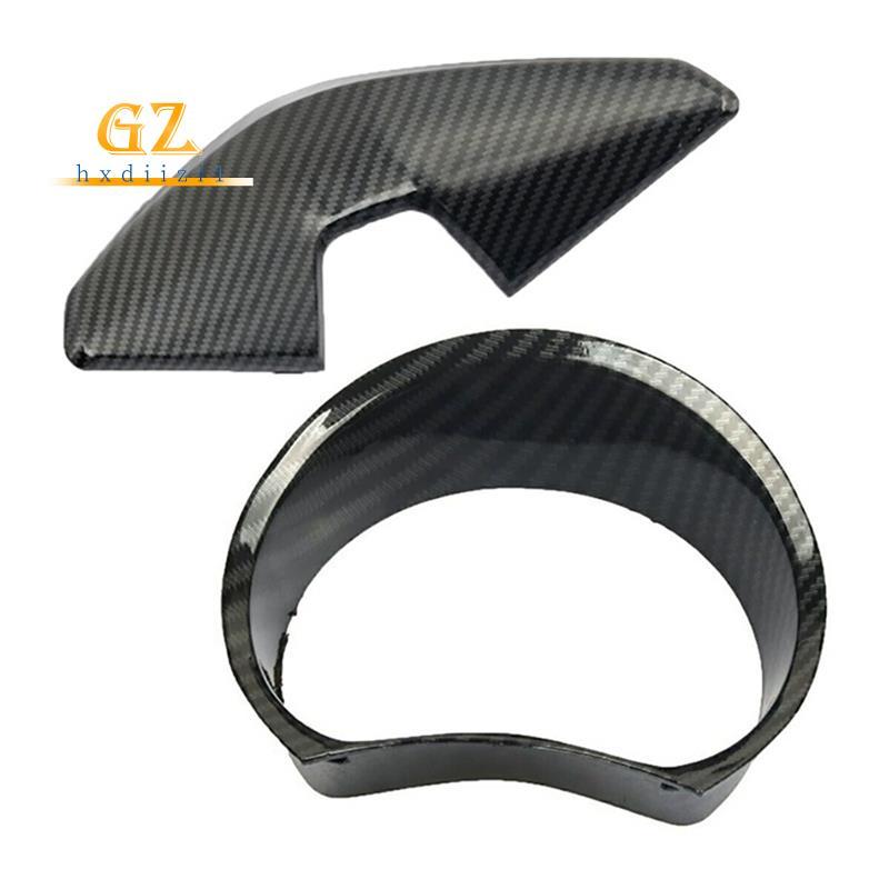 [gzhxdiizi1] Para NMAX155 125 150 2016-2019 Motocicleta Fibra De Carbono Máscara Frontal Shell Cap Cabeça Capa Instrumen