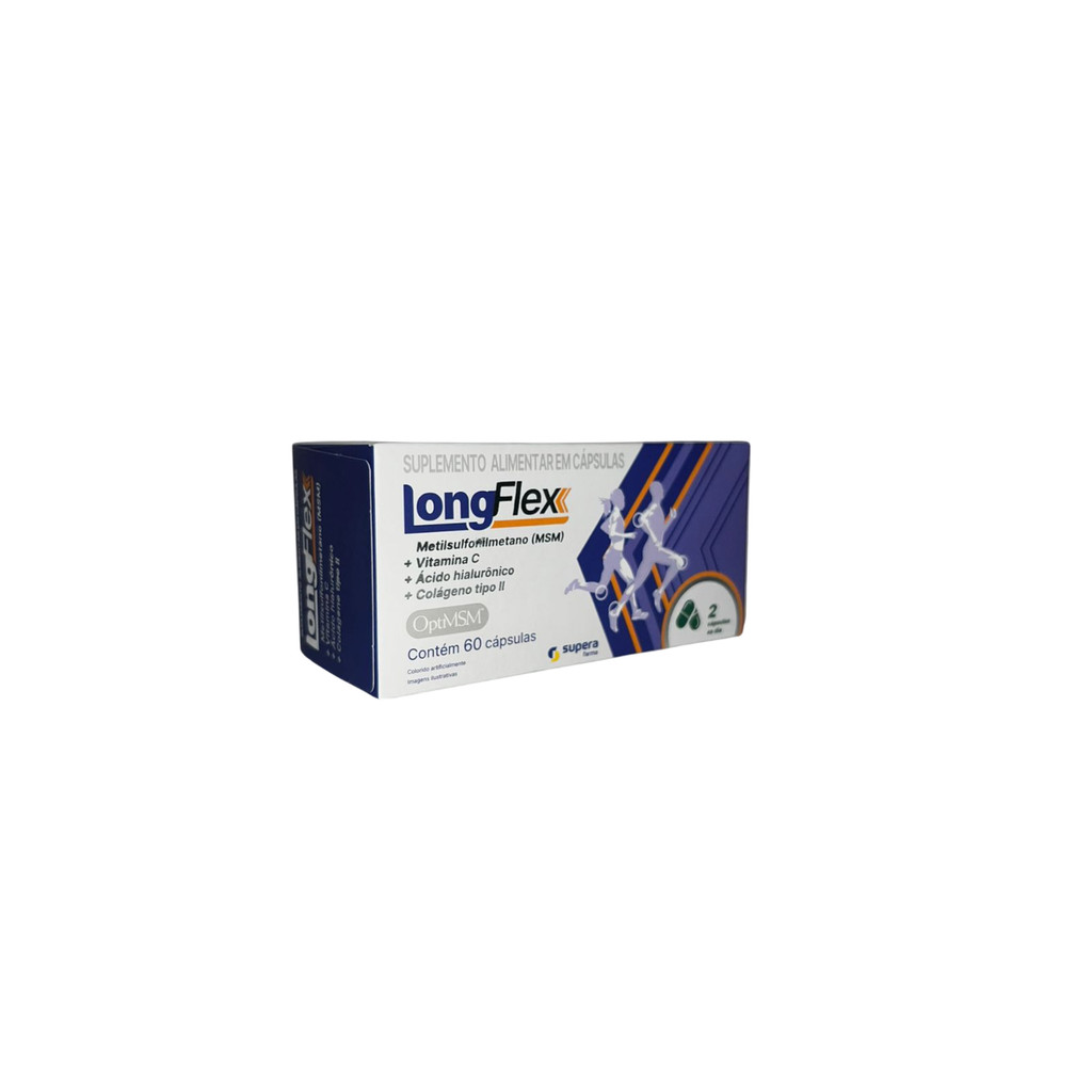 Suplemento Alimentar LongFlex 60 Cápsulas - Supera