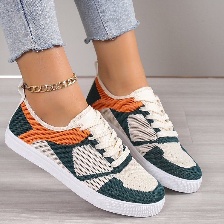 Tênis feminino rendas tênis Net sapatos femininos tênis de sola macia sapatos de estudante sapatos de jogo sapatos casua