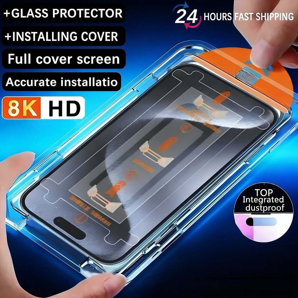 8K HD Anti-Espião Vidro Temperado Para Samsung A07 A17 A06 A16 A56 A36 A35 A55 A15 A54 A15 Auto Caixa Livre De Poeira Pr