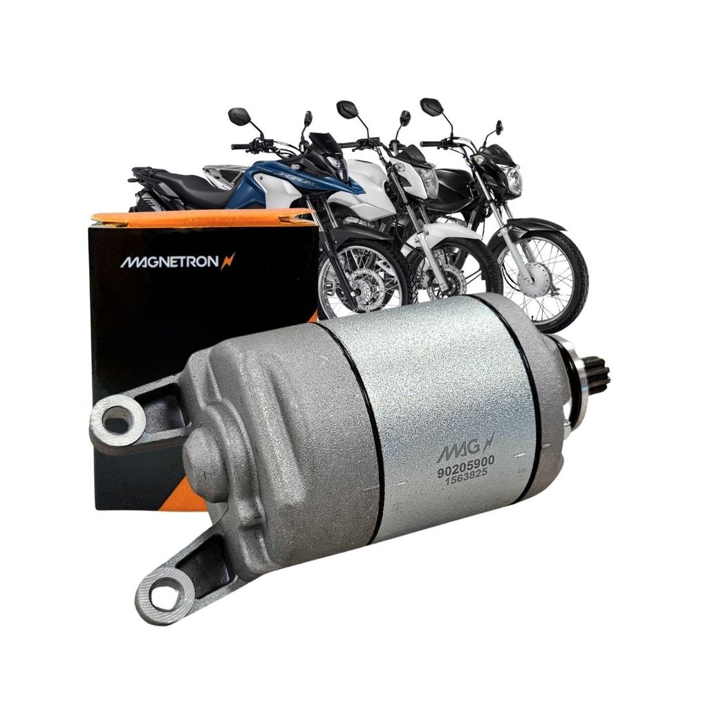 Motor de Partida 9 Dentes 12v Para Honda Cg Start 160 Cargo 160 Xre 190 16 a 25 Magnetron 90205900