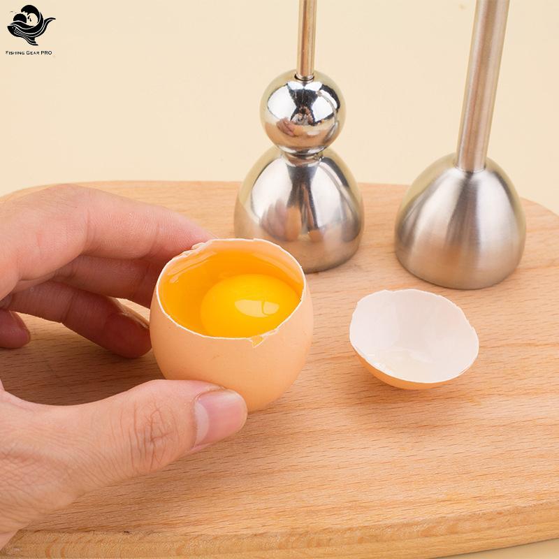 PFG Ovo Cozido Topper Escudo Cortador Superior Gadgets De Cozinha Ferramentas Craer Separador Aço Inoxidável Knoer Abrid