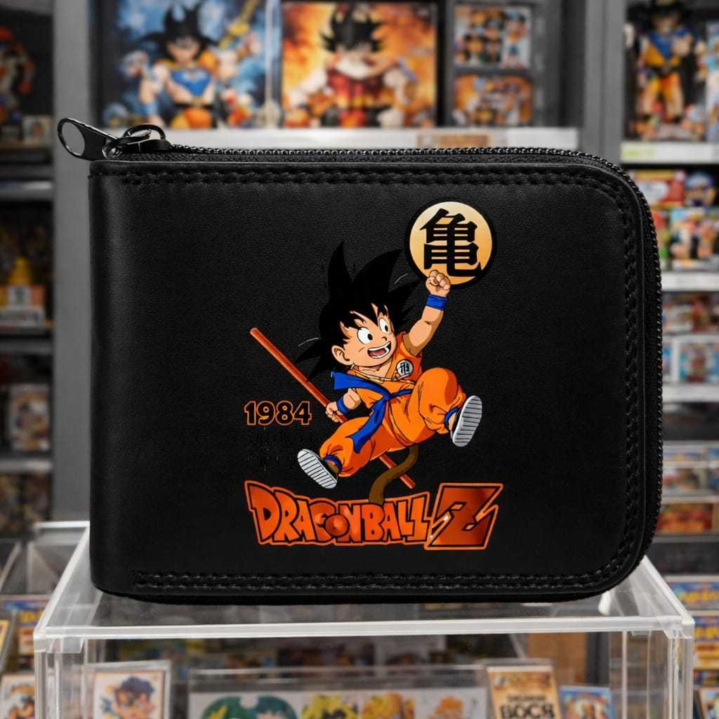Carteira Dragon ball z - Fecho Ziper - pequena porta cartão e moeda - Envio Imediato