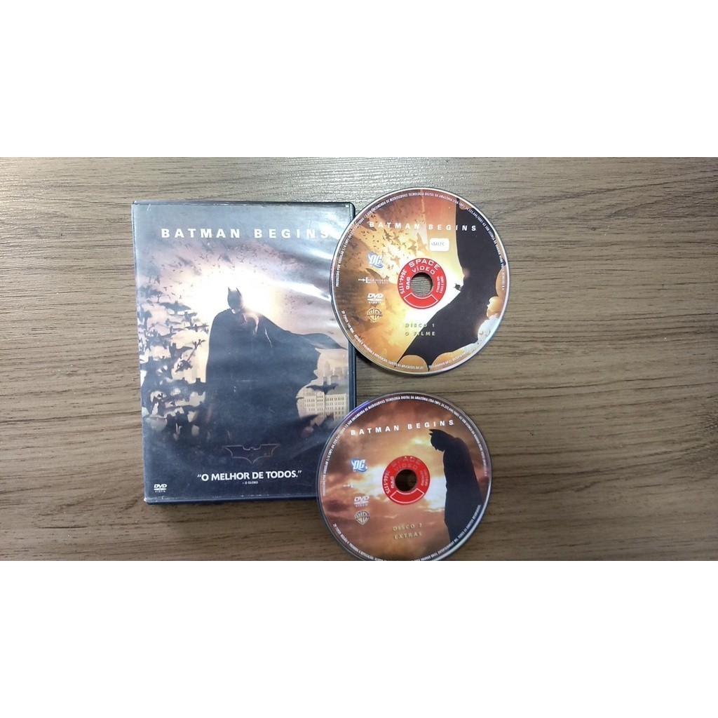 DVD BATMAN BEGINS - DVD DUPLO - ORIGINAL
