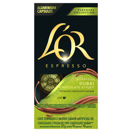 L'OR Cápsulas Dubai Chocolate 10 uni