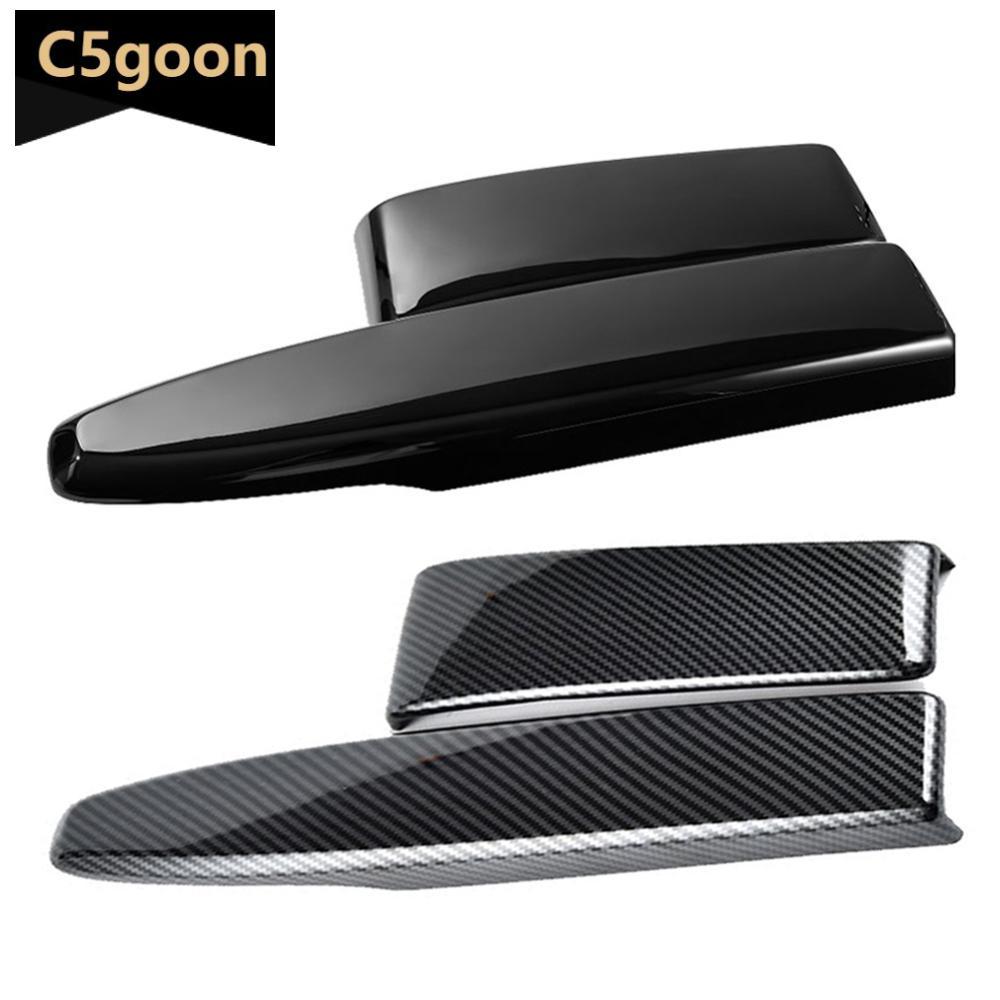 C5GOON 2 Pçs/set Tampa Do Console Central Carro Caixa De Apoio De Braço Guarnição Capa Protetora Para Mercedes Benz Ce G