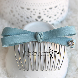 Acessórios de cabelo feitos à mão versão coreana pente de cabelo cruz grampo de cabelo não franja pente de cabelo arco c