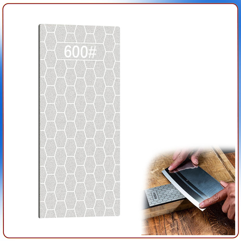 600 Pedra de afiar para cozinha tábua de afiar com diamante afiador de facas em forma de favo mel base antiderrapante