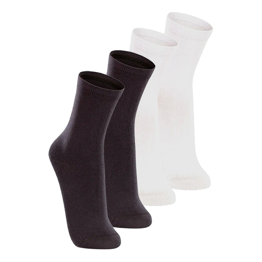 Kit com 4 Pares de Meias Cano Longo Lupo 4575-088 Colorido