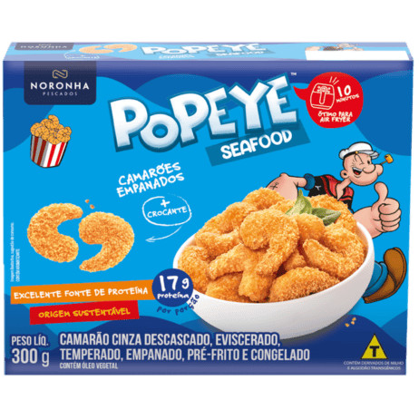 Camarão empanados Popeye Noronha 300g