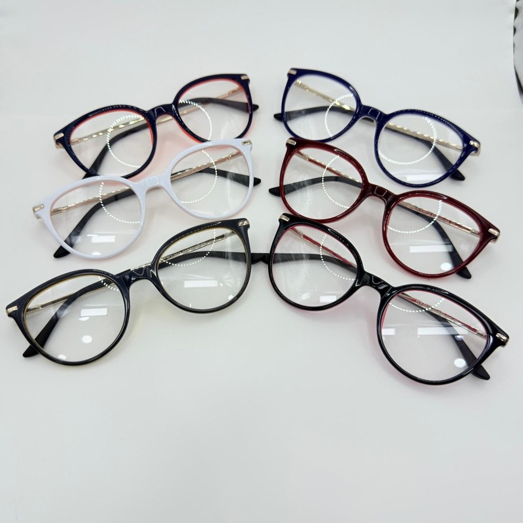 Armacao para Oculos de grau ACETATO,esquema de cores em dois tons