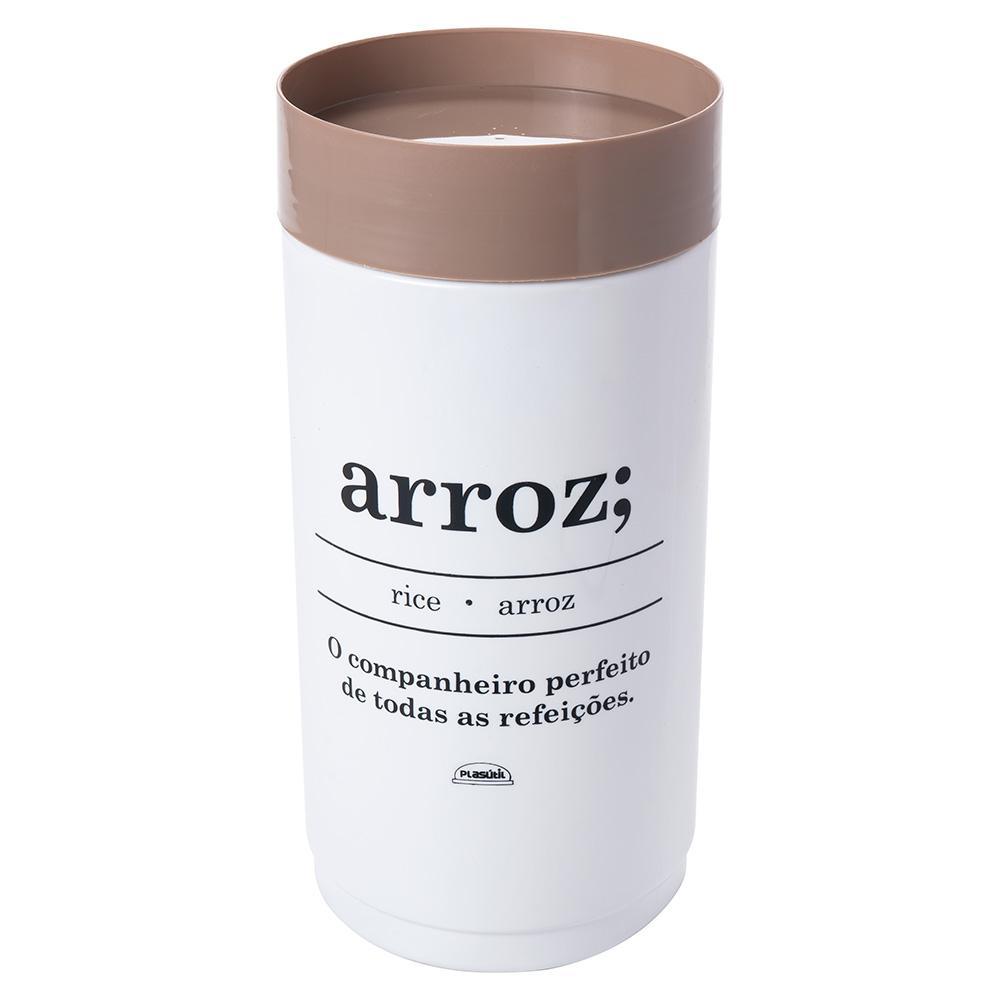 Pote Porta Arroz 1,6 L Despensa Cozinha Plasútil