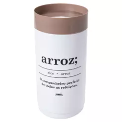 Pote Porta Arroz 1,6 L Despensa Cozinha Plasútil