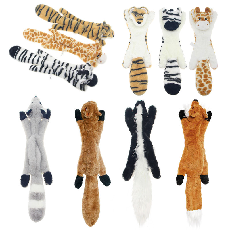 Brinquedos Cachorro De Pelúcia De Animal Cães Squeak De Interativo Mastigar Animais De Estimação
