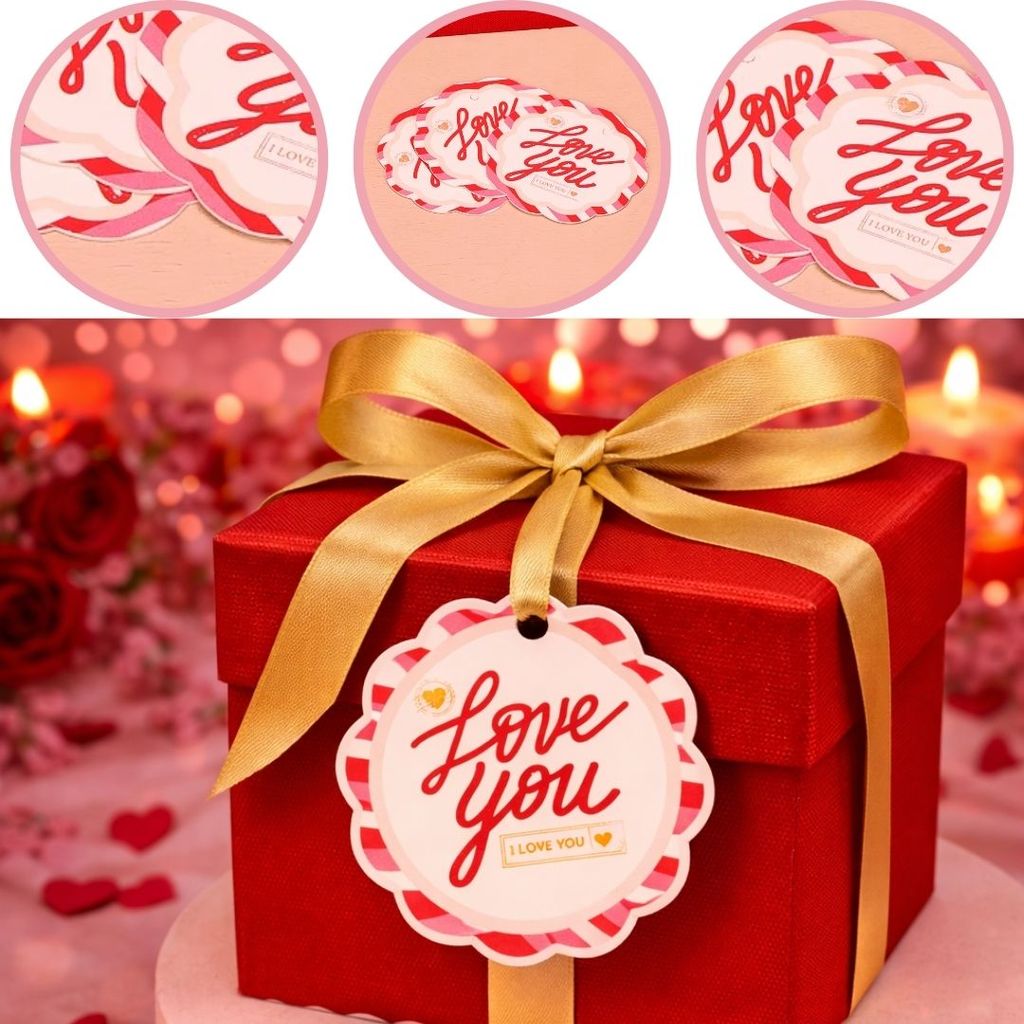 20 TAGS 6X6CM LOVE YOU 5033 ( DIA DOS NAMORADOS JANGO 2026 ) OUTLET