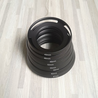 Capa de parafuso de Metal ultrafina grande angular oca Universal 43 49 52 55 58 62 67mm acessórios para câmera