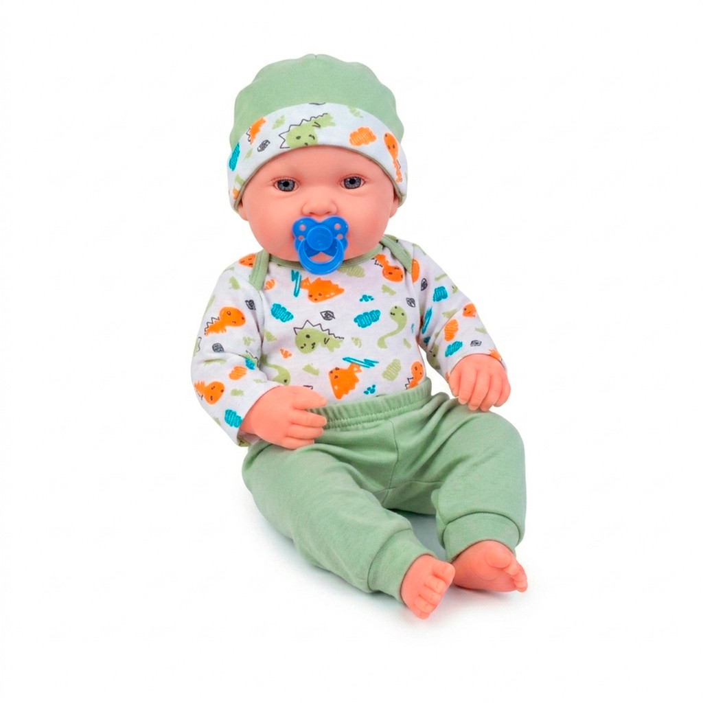 Bebê Reborn Realista 42cm Menino Lucca Com Acessórios Kit