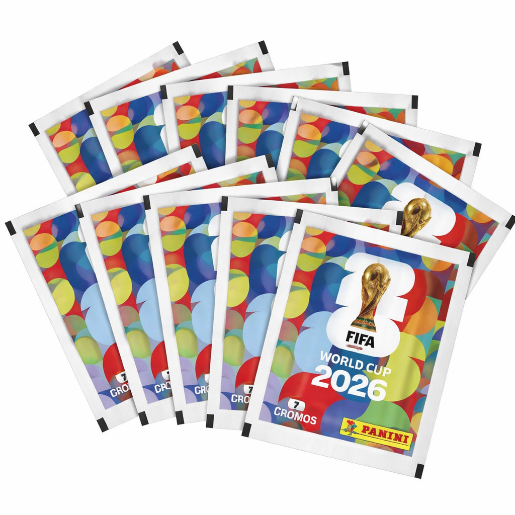 Kit 10 envelopes Figurinhas Copa do Mundo 2026 Fifa São 70 figurinhas World Cup 10 pacotinhos cromos